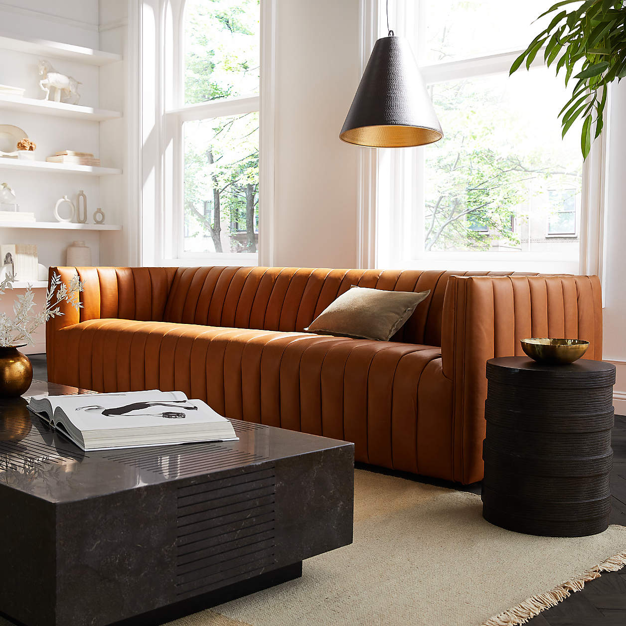 Cosima Leather Sofa 97