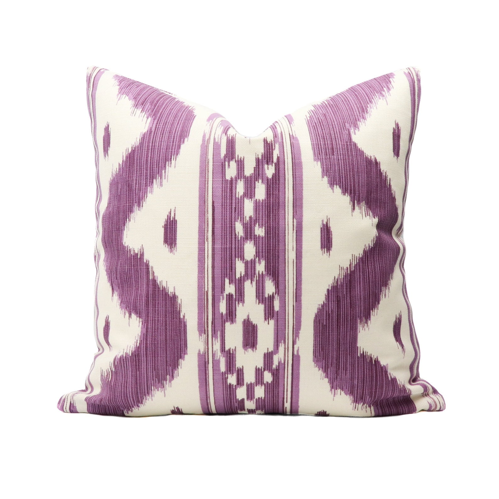 Purple Pillow - Quadrille Bali Hai pillow cover