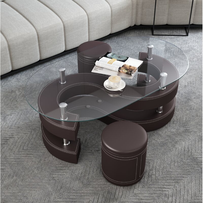Addaly Abstract Coffee Table