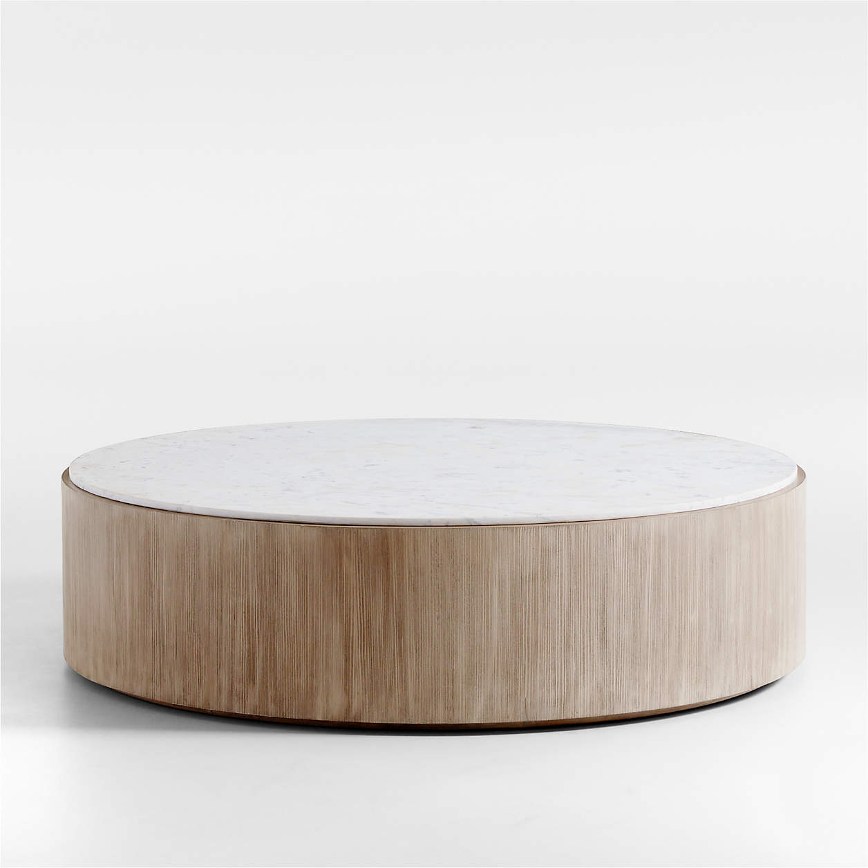 Troupe Round Pine Coffee Table
