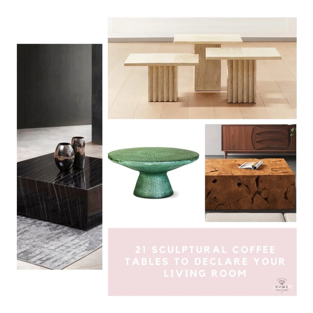 21 Sculptural coffee tables to declare your living room