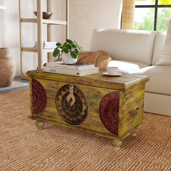 Kowalsky Solid Wood Coffee Table with Storage