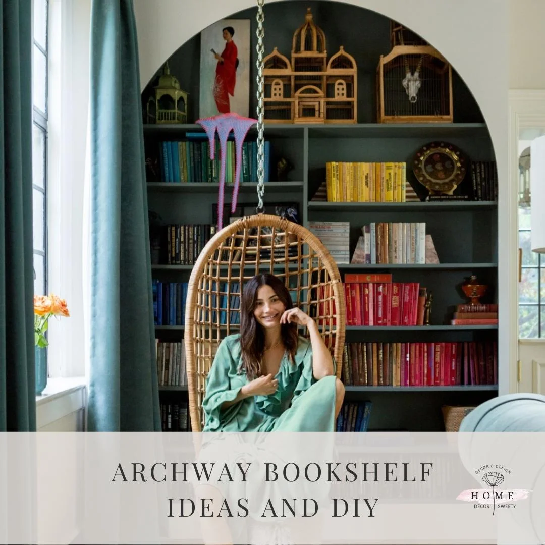 Archway bookshelf Ideas and DIY