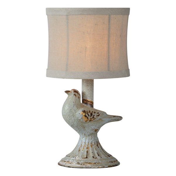 Robin Blue One-Light 12-Inch Table Lamp Set of Two