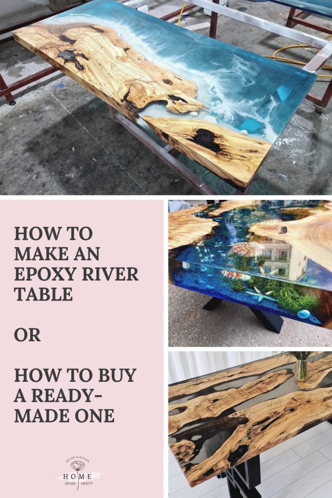 How to make an epoxy river table or how to buy a ready-made one