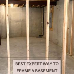 Best Expert way to frame a basement wall